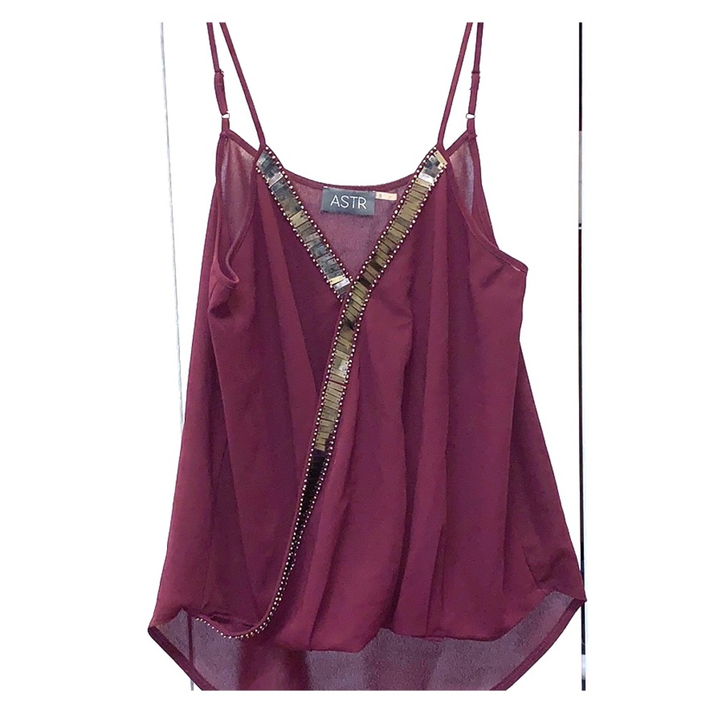 ASTR the label tank with beaded detail